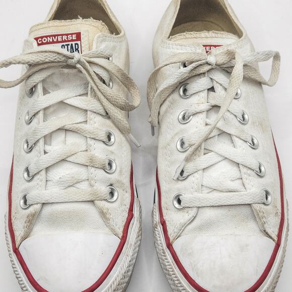 Converse Women’s Chuck Taylor All Star White Canvas Grunge Skaterstyle Size 8 - Picture 5 of 8